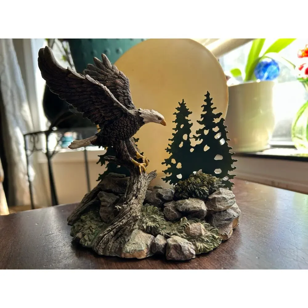 The Bradford Exchange Sea to Shining Sea America The Beautiful lamp cabin decor